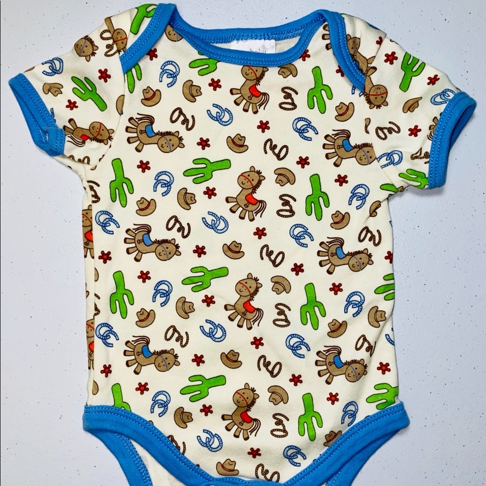 Baby gear cowboy onesie